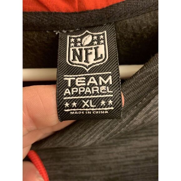 Tampa Bay Buccaneers NFL Team Apparel Pewter‎ Gray Men's Pullover Hoodie XL - Picture 4 of 6